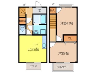 メゾンルミエールの物件間取画像